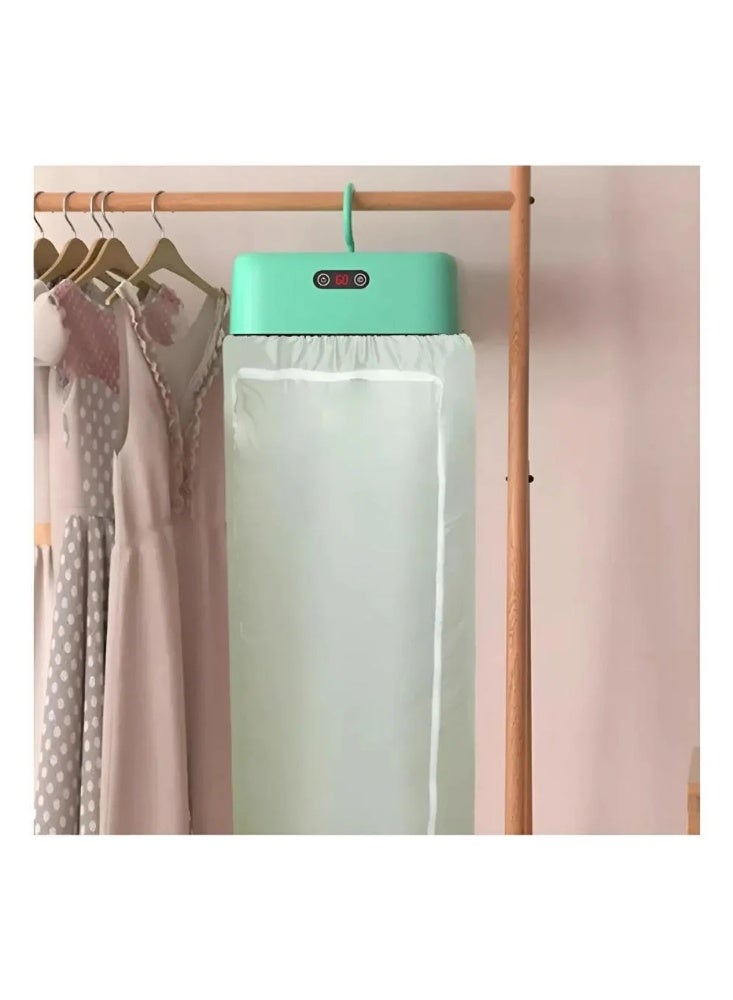 عام مجفف ملابس محمول، مجفف محمول للشقق المنزلية والسفر RVs، مجفف غسيل كهربائي صغير قابل للطي مع حقيبة - Image 5